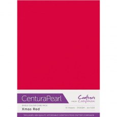 Centura Pearl A4 Xmas Red (10 sheets) 320gsm Cardstock
