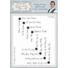 Phill Martin Sentimentally Yours Dainty Daisies - Inspirational Corner Sentiments