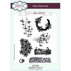 Creative Expressions Clear A5 Stamp Set - Midnight Waltz by Lisa Horton