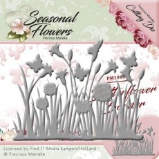 Precious Marieke - Seasonal Flowers - Butterflies Flower Grass