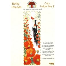 Bothy Threads Cats Follow Me 3 Counted Cross Stitch Kit
