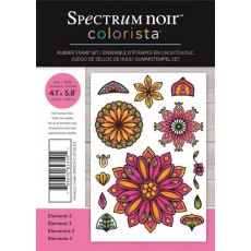 Spectrum Noir Colorista A6 Rubber Stamp - Elements 3 - Was £4.99