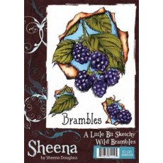 Sheena Douglass A Little Bit Sketchy A6 Stamp Set - Wild Brambles