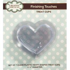 Sue Wilson Set of 7 Heart Shaped Treat Cups
