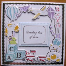 Yvonne Creations - Tots and Toddlers - Toy Frame Die