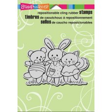 Stampendous Spring Pals Rubber Stamp Cling