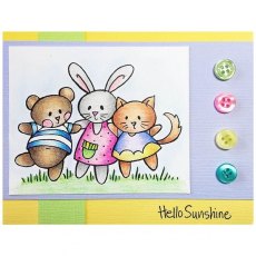 Stampendous Spring Pals Rubber Stamp Cling