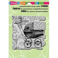 Stampendous Cling Rubber Stamp - Baby Elements
