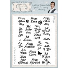 Phill Martin Chalkboard Essentials Special Occasions Collection Stamp
