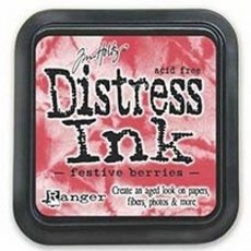 Tim Holtz Distress Ink Pad - Festive Berries - 4 For £20.99