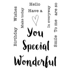 Woodware Stamps - Clear Magic - Celebrating You Stamp