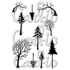 Card-io Collection - Mini Tall Trees Stamp