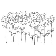 Woodware Stamps - Clear Magic - Tatty Sunflowers