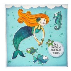 Woodware Stamps - Clear Magic - Sweet Mermaid