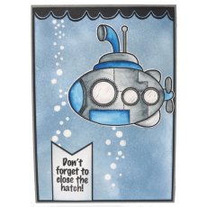 Woodware Stamps - Clear Magic - Mini Submarine