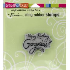 Stampendous Cling Rubber Stamp Set - Gorgeous