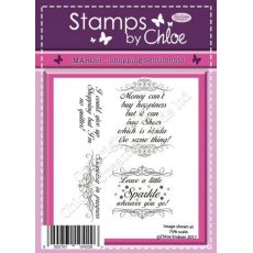 Stamps By Chloe - MAR051a Shopping Sentiments - £5 Off Any 4 Chloe