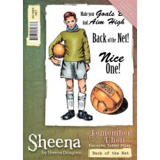 Sheena Douglass 'Remember When' A6 Stamp - Back of the Net