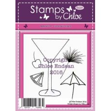Stamps By Chloe - Cocktail Glass - £5 Off Any 4 Chloe