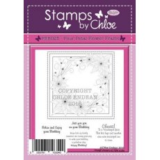 Stamps By Chloe - Four Petal Flower Frame Stamp - £5 Off Any 4 Chloe