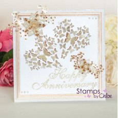 Stamps By Chloe - Butterfly Heart - £5 Off Any 4 Chloe