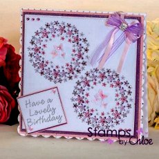 Stamps By Chloe - Flower Circle - £5 Off Any 4 Chloe