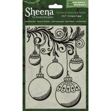 Sheena Douglass Beautiful Baubles 5x7 Embossing Folder