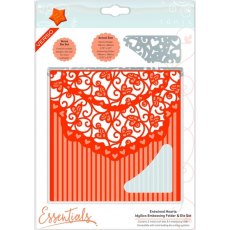 Tonic Studios Idyllics Embossing Folder and Die Set - Entwined Hearts