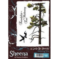 Sheena Douglass A Little Bit Sketchy Sheltering Tree Stamp