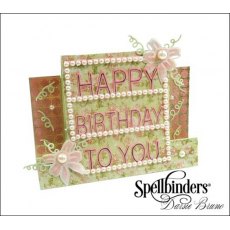 Spellbinders Pop Up Decorated Birthday Die Set