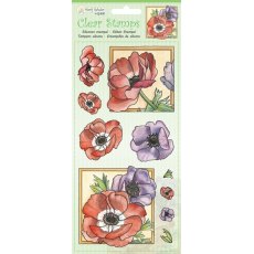 MRJ Clear Stamps Poppies