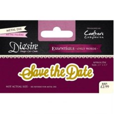 Die'Sire Essentials Only Words Save the Date Die