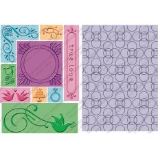 Cricut Cuttlebug All-in-One True Love Embossing Plates