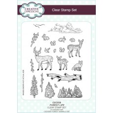 Creative Expressions Sue Wilson Forest Life 2017 A5 Clear Stamp Set