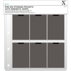 DoCrafts Xcut Mini Dies Storage Wallets with Magnetic Shim - 10 sheets