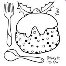 Woodware - Clear Magic Stamp Set - Figgy Pudding
