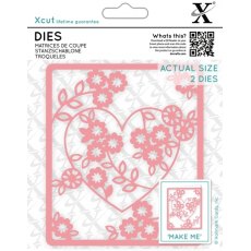 DoCrafts Xcut Dies - Floral Heart