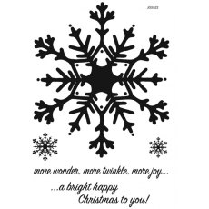 Woodware Clear Stamps - Huge Snowflake