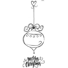 Woodware Clear Stamps - Dotty Solo Bauble