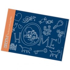 Clarity Stamp Ltd Home A6 Groovi Plate