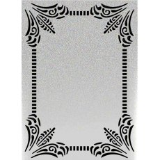 Ultimate Crafts The Ritz 5x7 Embossing Folder - Classy Frame