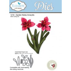 Elizabeth Craft Designs - Garden Notes Amaryllis Die 1218
