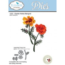 Elizabeth Craft Designs - Garden Notes Marigold Die 1223