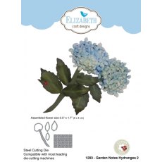 Elizabeth Craft Designs - Garden Notes Hydrangea 2 Die 1293