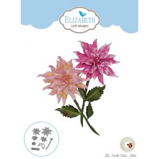 Elizabeth Craft Designs - Garden Notes Dahlia Die 1368