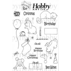 Hobby Art Ltd - Ashley's Collection - Animal Fun Stamp