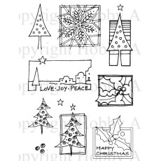 Hobby Art Ltd - Decorative Christmas Set Stamp