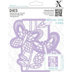 DoCrafts Xcut Hallmark Cards Dies - Butterfly Panel