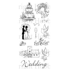Hobby Art Ltd - Wedding Collection Stamp