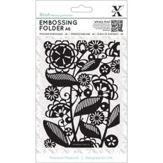 Docrafts A6 Embossing Folder - Folk Florals